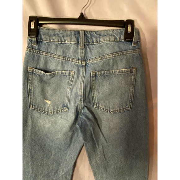 Garage Denim Jeans  Size 00  Heavy Denim  Straight Leg distressed jeans - Picture 6 of 14